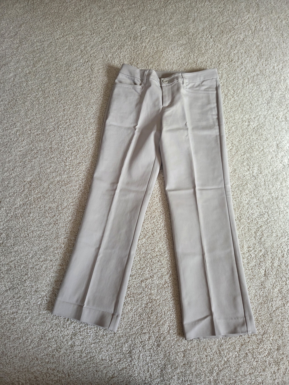 Christopher & Banks Petite Dress Pants in Light Taupe